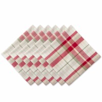 Design Imports CAMZ37650 Orchard Plaid Napkin Set - Set of 6