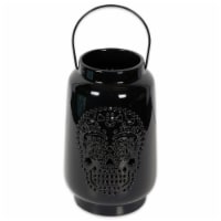 Design Imports CAMZ38032 Dia De Los Muertos Lantern, Black