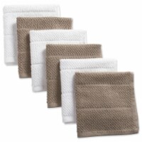 Design Imports Assorted Stone Basic Chef Terry Dishcloth Set of 6