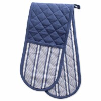 Design Imports CAMZ38389 French Blue Chef Stripe Double Oven Mitt