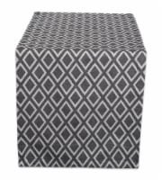 Design Imports CAMZ38706 14 x 72 in. Diamond Table Runner - Black & White