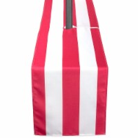 DII Coral Cabana Stripe Outdoor Table Runner With Zipper