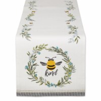 European Soaps Embellished Table Runner - Bee Kind