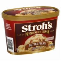 Stroh's Butter Pecan Ice Cream Tub Perspective: Main