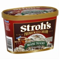 Stroh's Moose Tracks Ice Cream Tub Perspective: Main