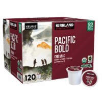 Kirkland Signature Organic Pacific Bold Dark-Roast Coffe, 120 K-Cup Pods Pack 3