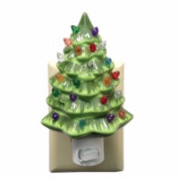 Christmas Tree With Bulbs Nightlight Ceramic Electric Plug-In 166721