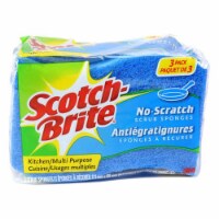 3M Scotch-Brite No-Scratch Multi-Purpose Scrub Sponge (Pack of 4)