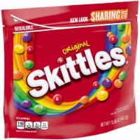 Skittles Original Sharing Size Chewy Candy (Pack of 6)