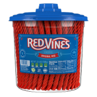 Red Vines Twists Original Red Licorice Candy - 3.5lbs (Pack of 24)