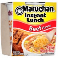 Maruchan Instant Lunch Beef Flavor Ramen Noodle Soup (Pack of 24)