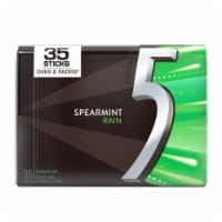 Wrigley's 5 Spearmint Rain Sugarfree Gum (Pack of 3)