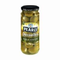 PearlsÂ® Specialtiesâ¢ Garlic Stuffed Queen Olives (Pack of 2)