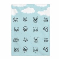 It's Raining Cats and Dogs Plush Throw Blanket