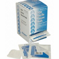 First Aid Only Gauze Pad,Sterile,White,No,Gauze,PK100  3-102