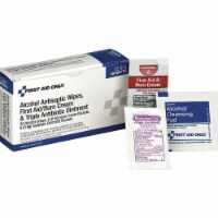 First Aid Only BZK Wipes,Burn Cream,Antibiotic,PK42  12-055