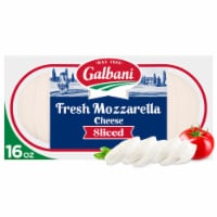 Galbani Fresh Mozzarella Sliced Log, 16 oz Perspective: Main
