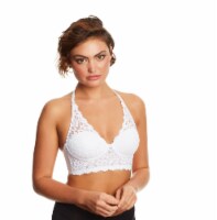 Maidenform® Pure Comfort Convertible Strap Lace Halter Bralette Perspective: Main