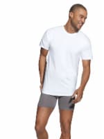 Hanes® Ultimate Tagless® Crew Neck T-Shirts (4 Pack) Perspective: Main