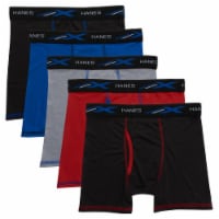 Hanes Boys Ultimate X-Temp Assorted Boxer Brief Size M Perspective: Main