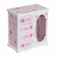 Mele and Co Hyacinth Girl's Glittery Upright Musical Ballerina Jewelry Box