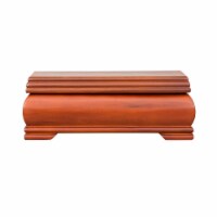 Mele & Co. Carmen Wooden Jewelry Box in Walnut Finish