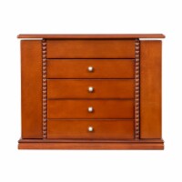 Mele Designs Sasha Wooden Jewelry Box in Walnut Finish