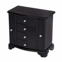 Mele Designs Kennedy Wooden Jewelry Box in Java Finish