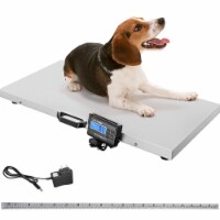 Digital Vet Livestock Scale Pet Veterinary Scale Stainless Platform 1100X0.2Lbs
