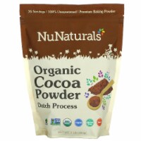 Nunaturals 62112 1 lbs Organic Premium Organic Cocoa Dutch Process Powder