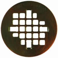 Sioux Chief 4-1/4 In. Oil-Rubbed Bronze Shower Drain Strainer 827-2RBPK1