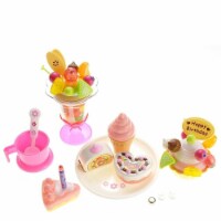 Play Food Set With Cupcake, Cakes, Ice Cream & Sundae