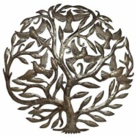 Steel Drum Art Tree Of Life, 24 in.