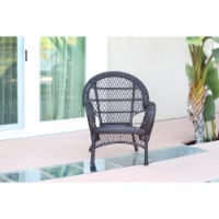 W00208-C-4 Espresso Wicker Chair - Set of 4