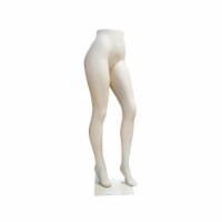 Brazilian Style Half Body Mannequin - Female Pants Exhibitor with Folded Leg & Metal Base