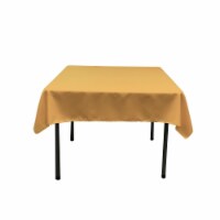 TCpop52x52-GoldP14 Polyester Poplin Square Tablecloth, Gold - 52 x 52 in.