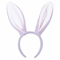 Bunny Ears Lavender & White Headband