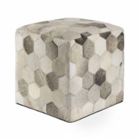 Pauf Cowhide Ottoman