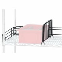 Wire Shelf Divider Black - 12 in.