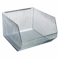 Chrome Wire Mesh Stack & Hang Bins
