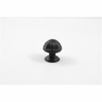 Mushroom Cabinet Knob, Black