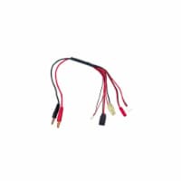 Racers Edge RCE1625 4 & 300 mm Male Bullets 5-Function Mini & Micro Charge Adapter