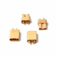 Racers Edge RCE1635 XT30 Connectors Spare Parts, Black - Pack of 2
