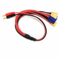 Racers Edge RCE1661 4-Function Charge Adapter to Male 4 mm Bullets for XT60, XT90, EC3, EC5