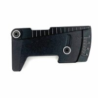 Racers Edge RCEPRO7026 Aluminum Ride Height & Camber Gauge, Black