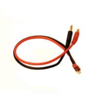Racers Edge RCE1620 300 mm Wire Charge Adapter with Male Deans to Male 4 mm Bullets