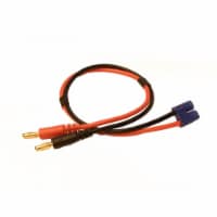 Racers Edge RCE1622 300 mm Wire Charge Adapter with EC3 Device to Male 4 mm bullets