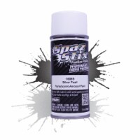 Spaz Stix SZX16089 3.5 oz Pearl Aerosol Paint - Silver