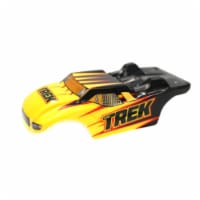 Rage RC RGRC2453Y Printed Mini Body Trek Truck, Yellow