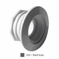 Aqua Star ES1022WB05 Large Wall Fitting with Water Stop, Dark Gray